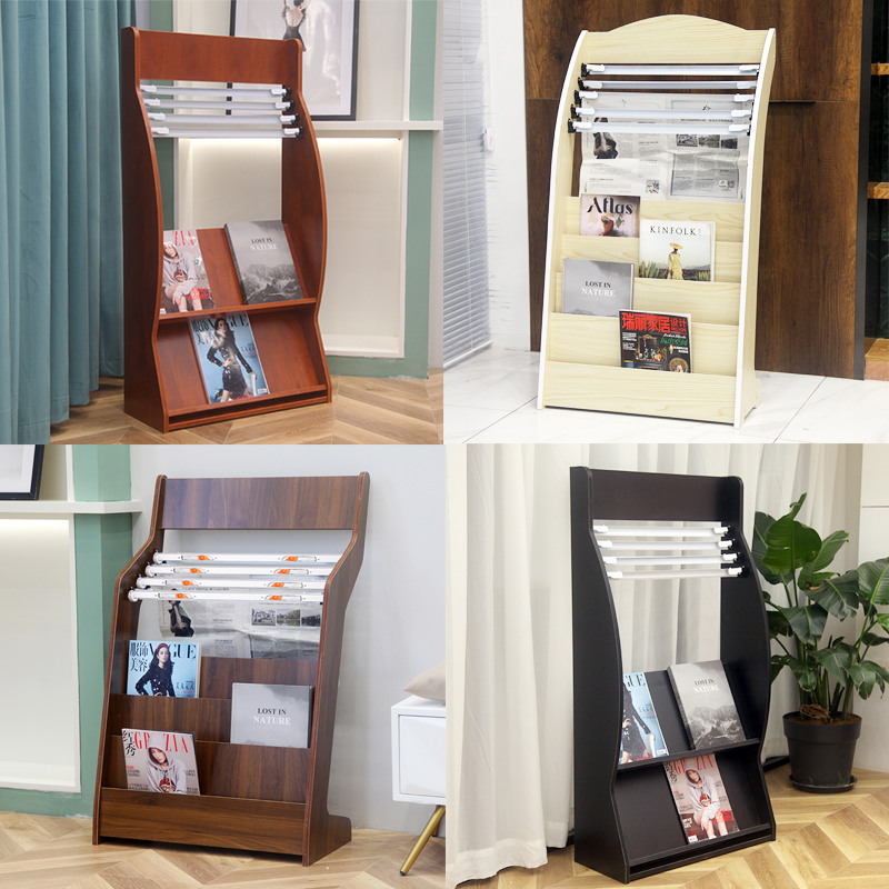 Newspaper racksSellers, newspaper racks, wooden information shelves, floor-to-ceiling newspaper racks, stand-up magazine racks, promotional leaflet display shelves