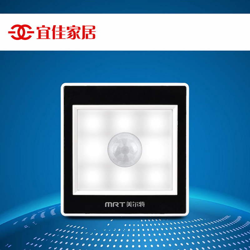 Type 86 led body induction Ground Light Aisle Hallway Light Induction Small Night Light Human Body Automatic Induction Little Night Light