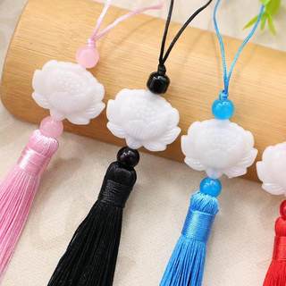 中国结红色流苏穗扇子小流苏diy挂件配件吊穗手工喜庆材料满包邮