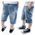 quần trẻ em dành cho trẻ em mỏng của quần denim bảy điểm chàng trai trung niên nam quần bên ngoài mùa hè mặc lỏng thủy triều. 