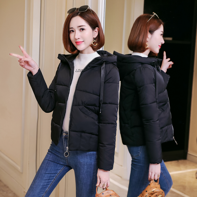 Cotton quần áo mùa thu đông áo dày bông quần áo phụ nữ áo bông mùa đông 2019 mới của Hàn Quốc phiên bản của lỏng lẻo cộng với nhung quần áo bánh mì