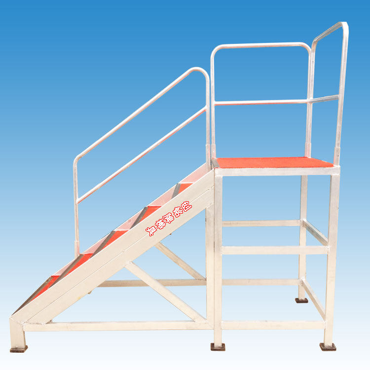 Create nameplate aluminum alloy indoor and outdoor boarding ladder warehouse freight ladder fire ladder supermarket mobile climbing ladder custom
