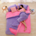 Chăn san hô mùa đông đơn mảnh hai mặt flannel flannel tấm quilt bao gồm hai mảnh cộng với nhung dày mùa đông bộ chăn ga gối đệm Quilt Covers