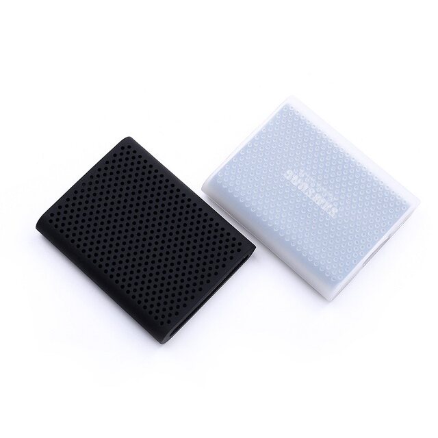 Suitable for Samsung T5 T3 Solid-State Mobile Hard Drive Silicone Case Protective Cover Anti-Fall T5 T3 Breathable Hard Drive Case