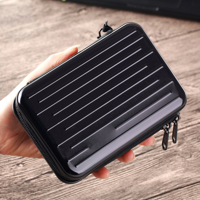 Metal Mobile Hard Drive Case, Waterproof and Drop-Proof, Diamond Case, 2.5inch Hard Shell Case, Protective Case, Camera Digital Storage Case