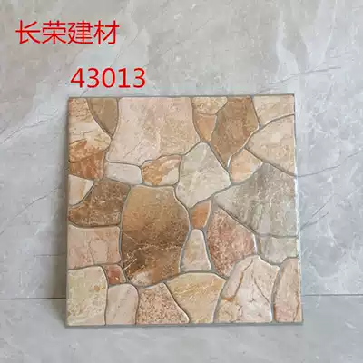 400x400 American terrace floor tiles Outdoor non-slip antifreeze Garden balcony tiles Courtyard pebbles antique tiles