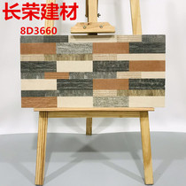 American antique brick imitation cultural fossil exterior wall brick villa 300x600 rural household tile courtyard balcony wall tile