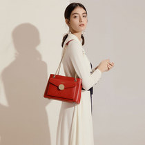 FinebagStudio2021 new leather lingge chain shoulder bag wedding bag female bride bag fashion all-match