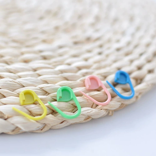 Плетеный крючок для вязания ручной работы, милая пластиковая булавка, DIY