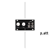 p.att(1u)｜双通道无源衰减器 modular.khiat 模块乌戛