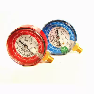 High-quality Taiwan TGH fluorine-added gauge Refrigerant gauge Pressure gauge Car air conditioning repair tool