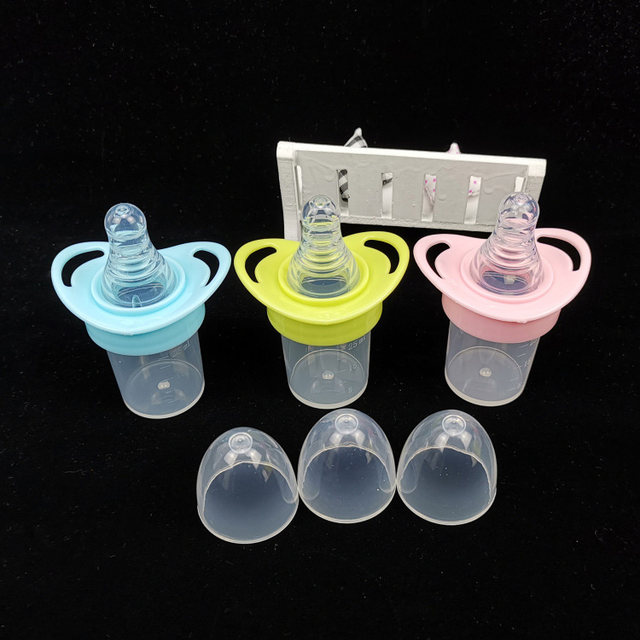 Newborn 25ml nursing bottle food grade PP high temperature resistant newborn baby feeding medicine and water mini super ກະຕຸກຂະຫນາດນ້ອຍ