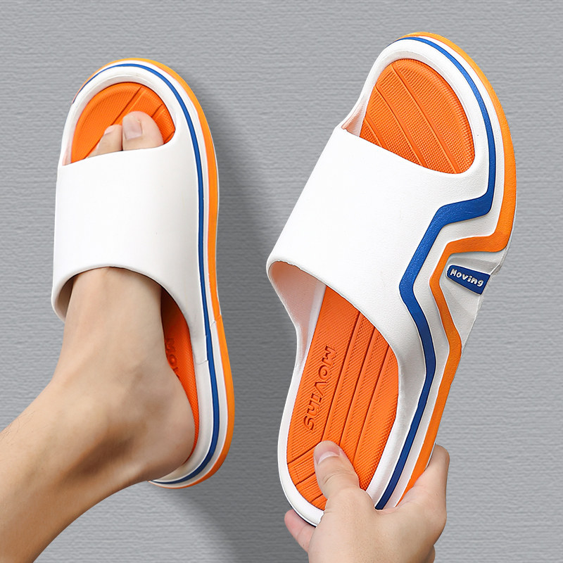 Large size sandals sandals men's summer outwear dins tide 46 high-end 47 abrasion resistant 48 anti-slip thick bottom slippers advanced