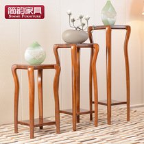 Solid wood flower stand teak living room multi-layer flower stand Chinese bonsai frame balcony drop flower stand teak solid wood flower stand