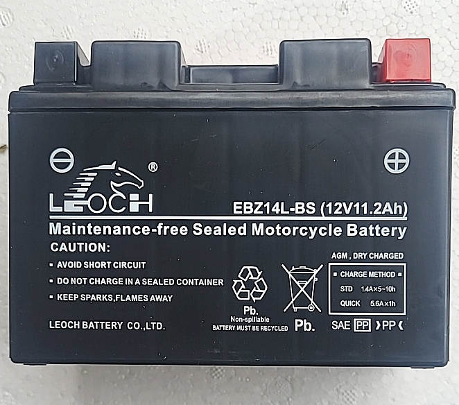 Ebz14L-Bs 12V11.2Ah Xinyuan Sidecar Tricycle Xinyuan 650 Stick King X-Ride650 Free Wind