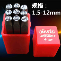 MALUTA steel number number stamp 1 5 2 2 5 3 4 5 6 8 10 12mm0-9