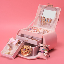 Children accessories Accessories Cosmetic Suit Non-toxic Gift Princess Color Makeup Box Little Girl Treasure Box Toy Birthday Present