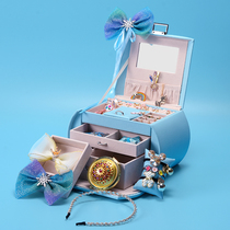 Creative Gift Girl Birthday Gifts Childrens First Accessories Box Suit Upscale Hair Accessories Hair Clip Hair Rope Gift Box Treasure Box