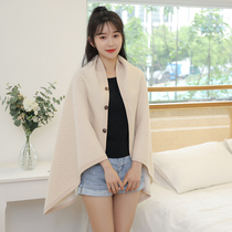 Multi-purpose air-conditioned room shoulder pads warm cotton shawl home canthus coat summer office afternoon blanket thin quilt