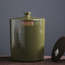 Tea leaf jars large pu-erh tea cake jar Jingdezhen Ceramics Wake-up Tea Jar Storage Tea Vat Household Loose Tea Jar 5-10 Subpie