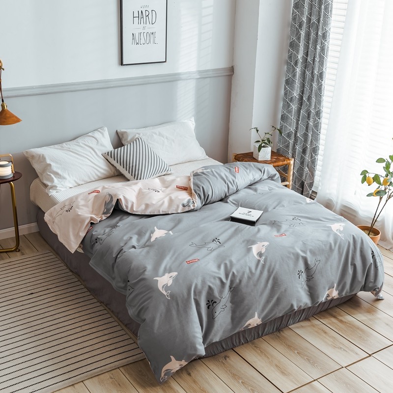 Pure cotton quilt cover single piece 152x218 cotton large quilt cover double 5x7x7 customized 203x229x230x230