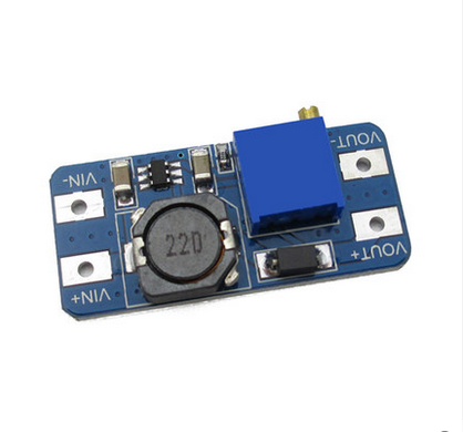 DC-DC boost module 2A booster plate input voltage 2-24V liters 5 9 12 -28V adjustable 2577 new