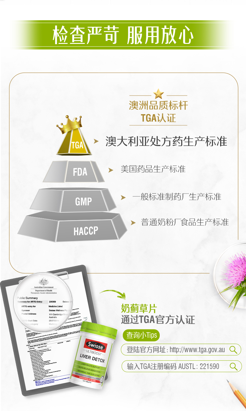 Swisse 奶蓟草护肝宝 120粒 护肝解酒 图5