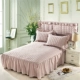 Hamid Mir váy cotton giường bông cộng với bông dày bedspread giường bông vải áo khoác Hàn Quốc phiên bản của trang bìa bụi tùy chỉnh - Váy Petti