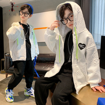 Boy set Net red ocean gas waffle weifers two-piece Children Spring and Autumn sportswear tide SY-6577