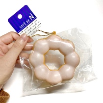 Spot special price genuine squishy Japanese nic chocolate donuts cafe den slow rebound with hanging plate