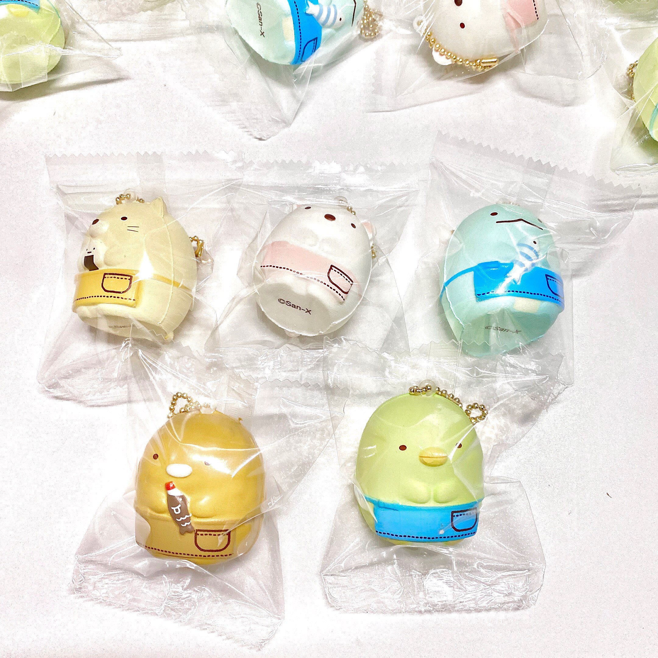 Genuine squishy mini corner creature exquisite key bag bag pendant sealed packaging