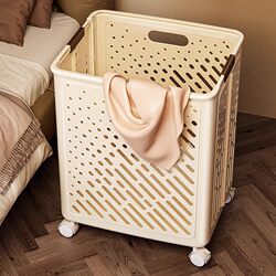 Dirty Clothes Basket, High-Looking and Aesthetically Pleasing, Large Capacity, Foldable Laundry Basket for Home Use, Bathroom Clothes Storage Solution