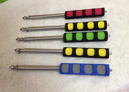 Роскошное жирный и выдвижной гид -гид флагшток 2 м. Обучение из нержавеющей стали.