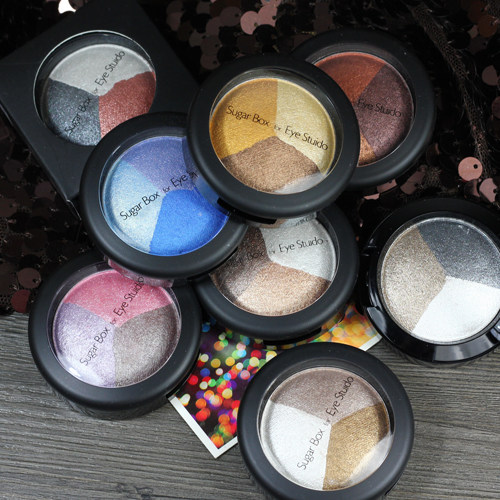Sugarbox Sugar Box Starlit Tri-color Eye-shadow Baking Process Baking Powder Smoked Earth Color S-10