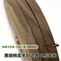 Natural black walnut veneer solid wood edge banding bark knuckle wood veneer black walnut wood veneer