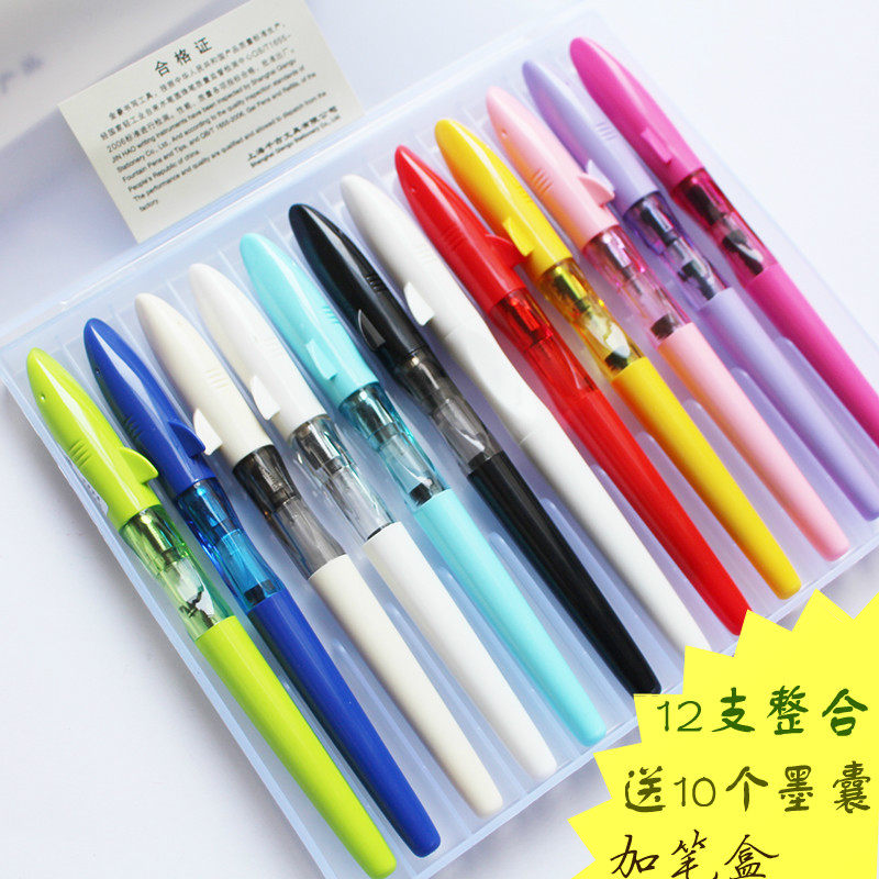 Student pen Shark color pen Extra fine medium small student with children's pose cartoon cute pen