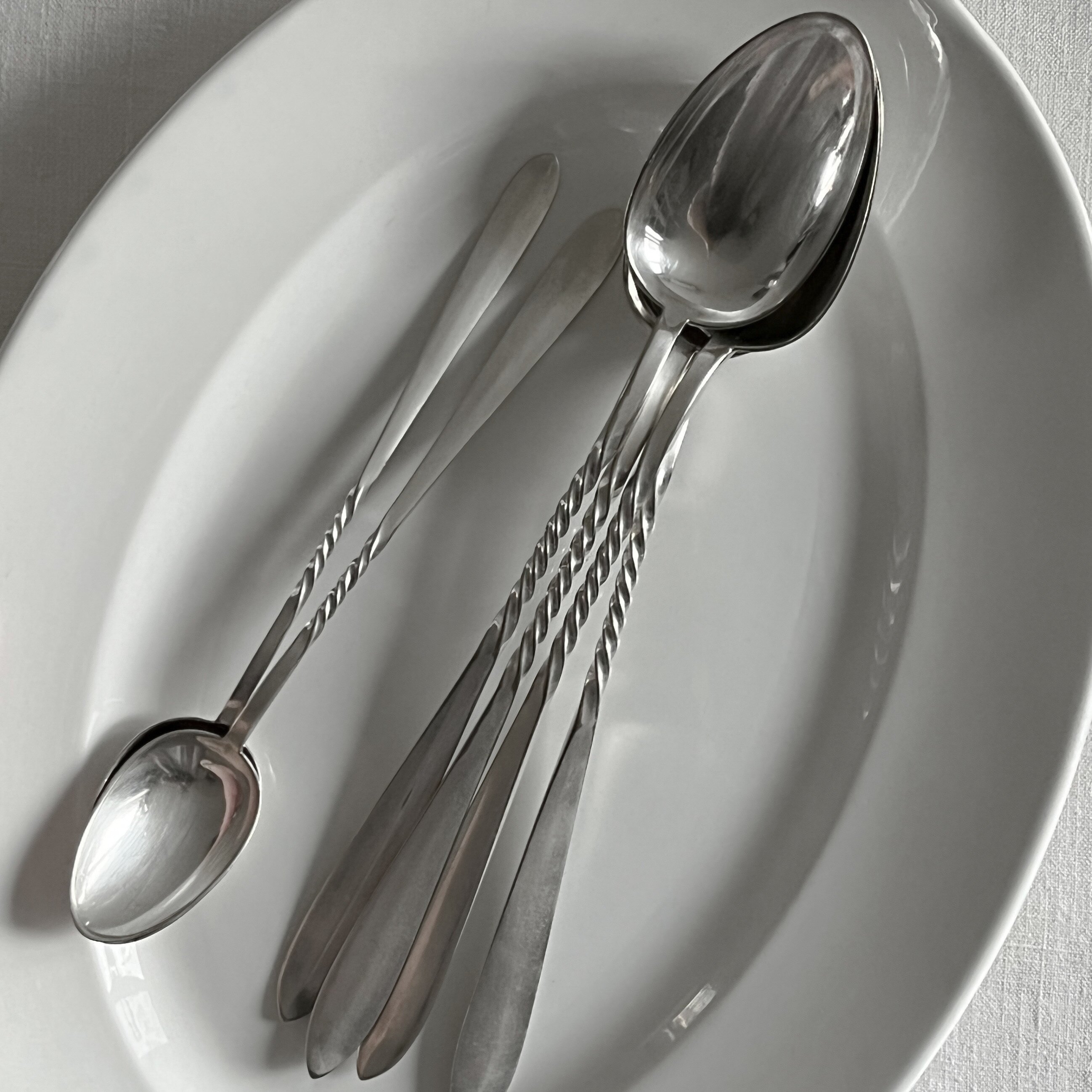 товар из китая dolores antique｜英国古董镀银长勺中古搅拌勺