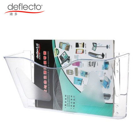 Creative wall display rack Large capacity storage box Plexiglass brochure data rack File rack A4 horizontal