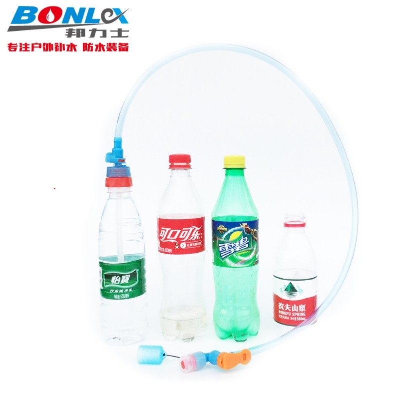 Food grade outdoor potable water bottle mountaineering sports tourist pot absorption pipe group