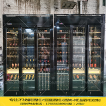  Shanghai new stainless steel constant temperature custom modern simple constant temperature wine cabinet Villa underground wine cabinet