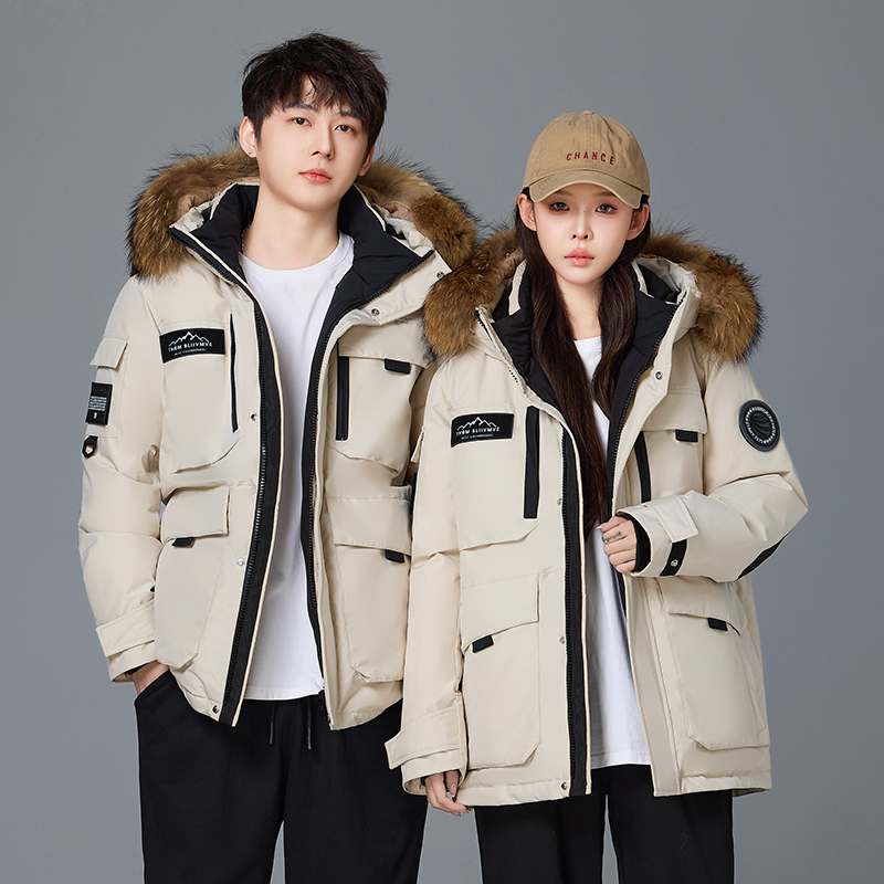 2026 Winter New down Jacket for Men and Women, Mid-Length Outdoor Extreme Cold Thickened Couple Style Parka Workwear Jacket 2026 Winter New down Jacket for Men and Women, Mid-Length Outdoor Extreme Cold Thickened Couple Style Parka Workwear Jacket