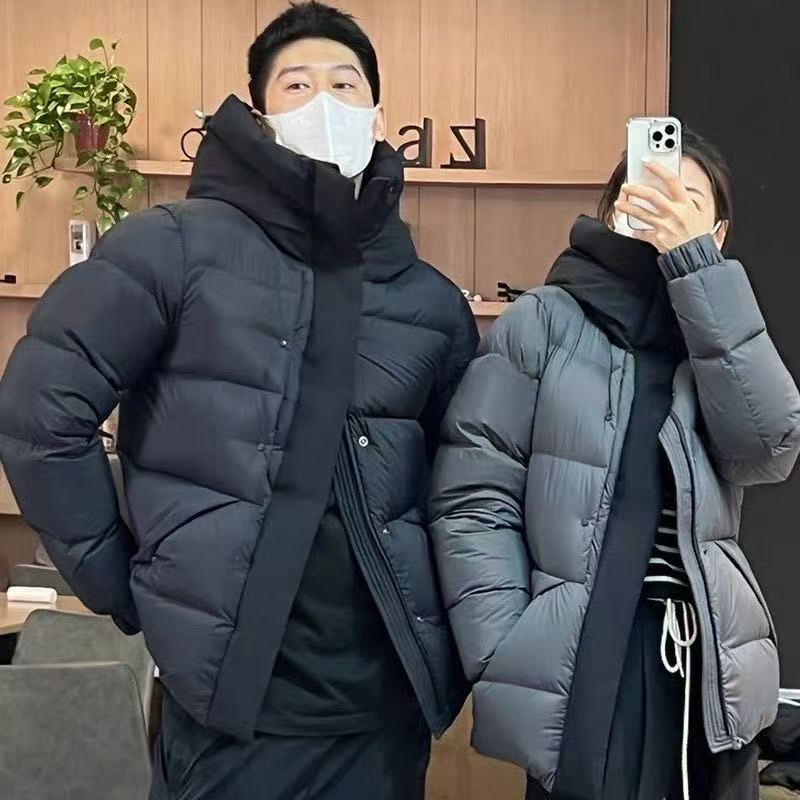 2026 New Black Warrior down Jacket for Men, Winter Trendy Brand, Thickened and Warm Hooded Puffer Jacket, Short Coat for Men and Women 2026 New Black Warrior down Jacket for Men, Winter Trendy Brand, Thickened and Warm Hooded Puffer Jacket, Short Coat for Men and Women