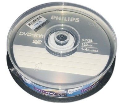 Sony Sony DVD RW 1-4 speed DVD blank burn disc burning disc 10-piece fit can be repeatedly rubbed