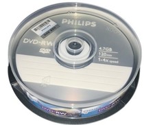 Sony Sony DVD RW 1-4 speed DVD blank lettering disc burning disc 10 pieces of clothing can be repeatedly rubbed