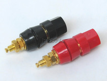 Gold-plated power amplifier speaker wire wiring socket clip box wiring board terminal block terminal block 1 price