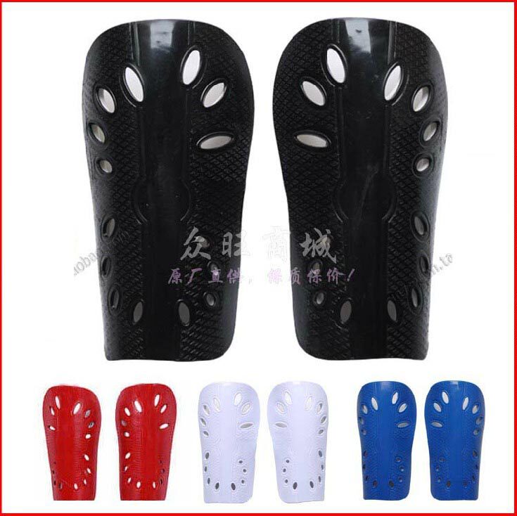 Professional football guard leg plate ultra light with holes breathable leg plate calf protection insert plate No