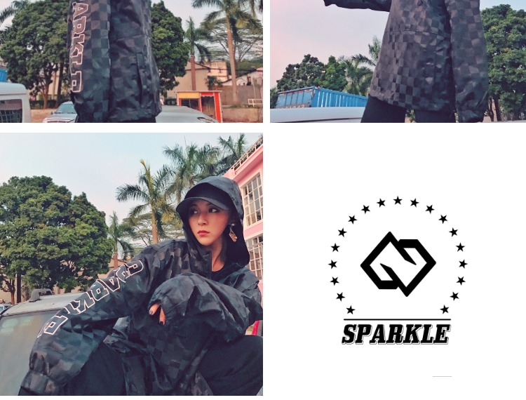 Sparkle gốc country kangaroo áo khoác nam áo gió áo khoác mùa xuân mỏng retro casual jacket hip hop đường phố