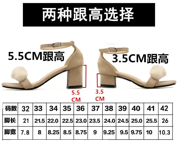 Tiên phong cách 2019 khóa từ mới với một đôi dép nữ bóng mùa hè nhỏ tươi dày với giày cao gót nữ - Sandal