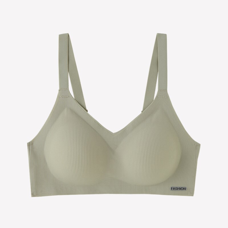 One-Piece Thin Seamless Bra, Seamless Bandeau, Push-Up Adjustable Bra, Wire-Free Soft Support, Sporty Side-Gathering One-Piece Thin Seamless Bra, Seamless Bandeau, Push-Up Adjustable Bra, Wire-Free Soft Support, Sporty Side-Gathering