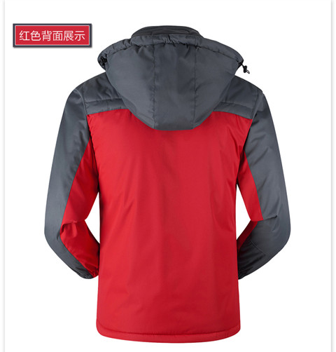 Áo khoác cộng với nhung dày áo thể thao nam mùa đông ấm áp chăn bảo hiểm lao động quần áo chống thấm nước leo núi trượt tuyết áo phao nữ dáng dài